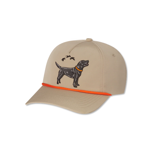 Youth Ensenada Rope Hat Wildlife Black Lab Khaki