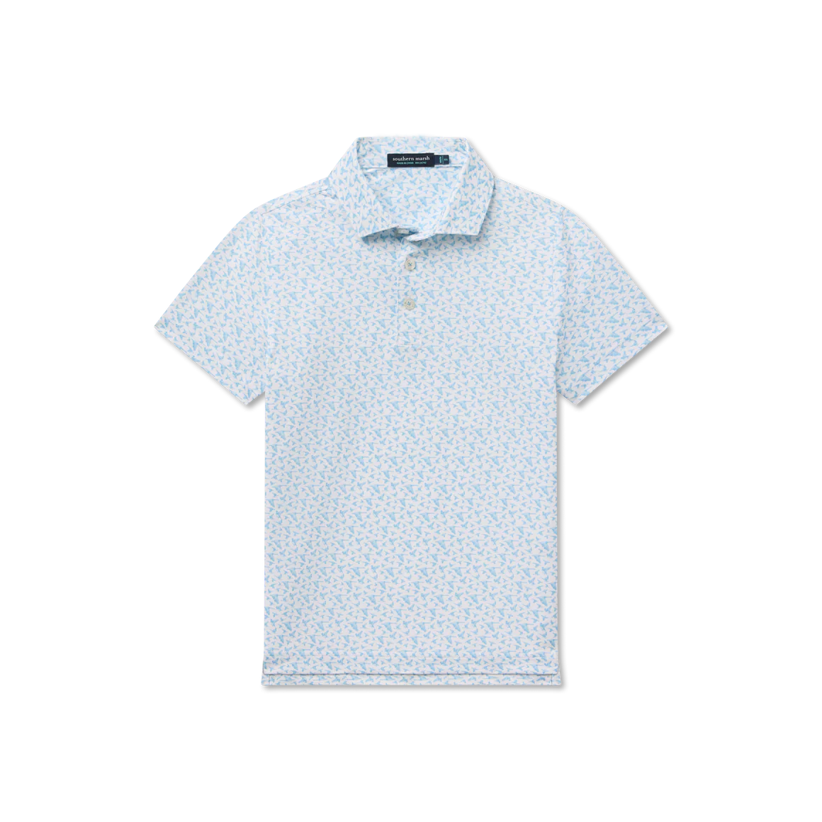 Youth Flyline Performance Polo In Flight White