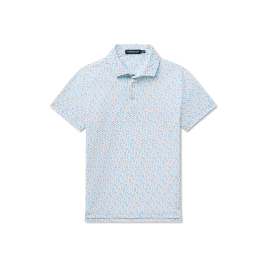 Youth Flyline Performance Polo In Flight White