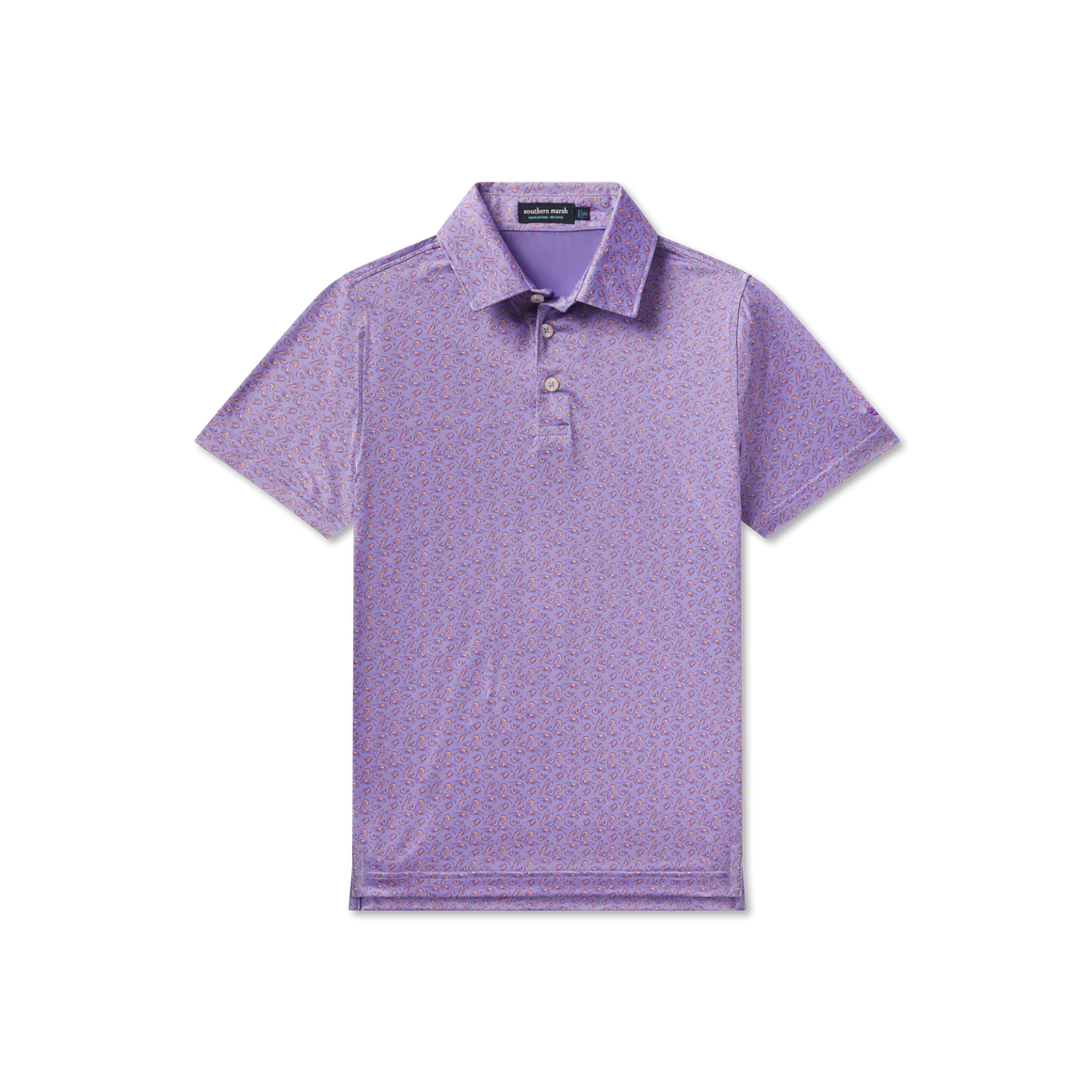 Youth Flyline Performance Polo Wharf Purple