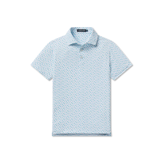 Youth Flyline Performance Polo Antigua Blue