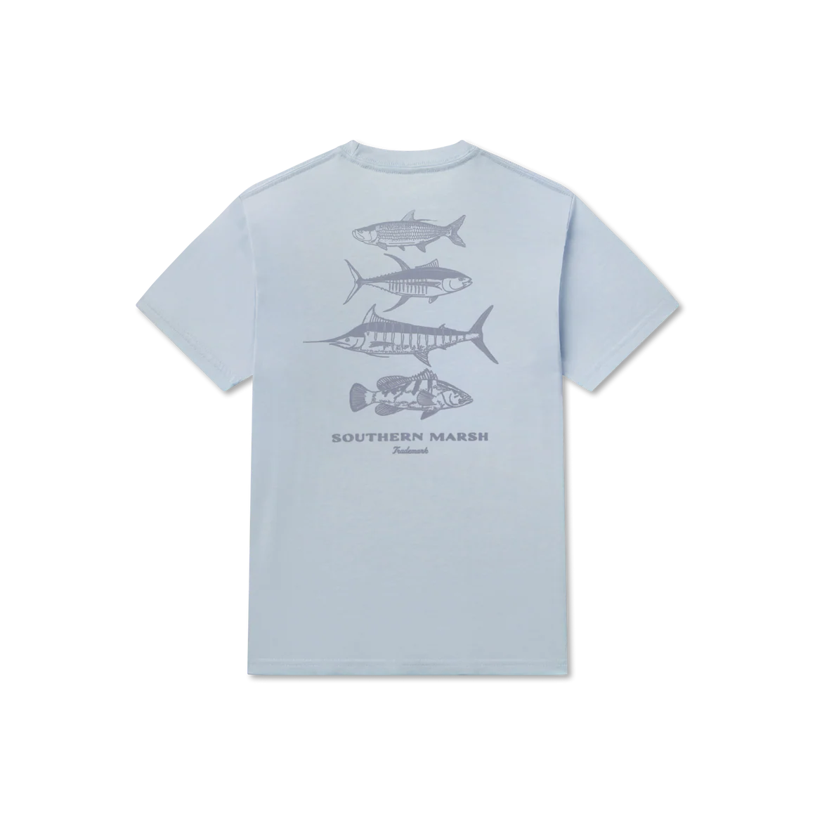 Youth SEAWASH Tee Crosswaters Mist Blue