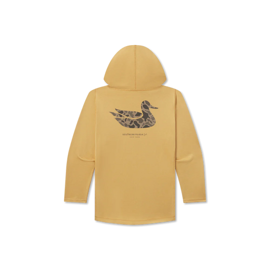 Youth Classic Hoodie Tee Duck Khaki