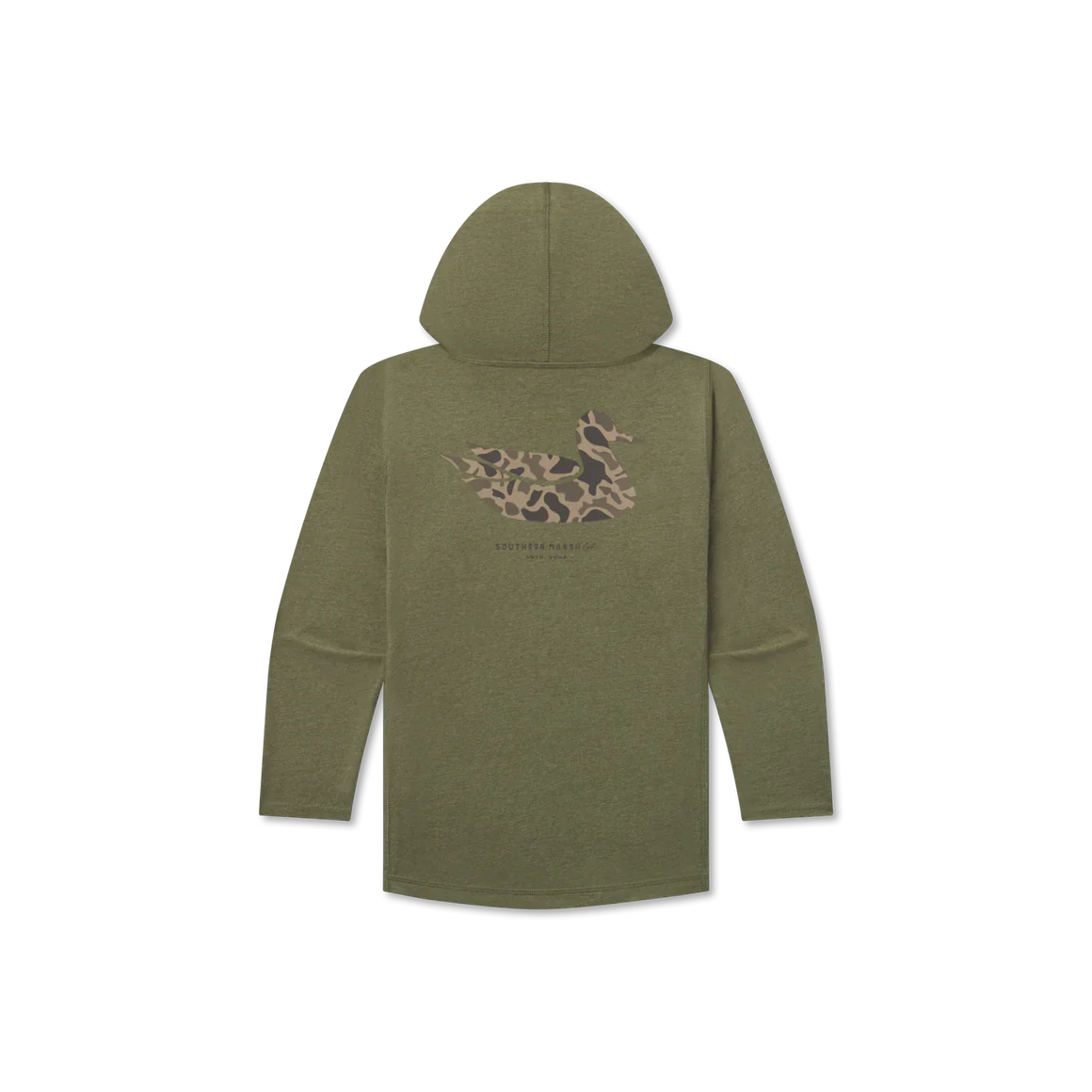 Youth Classic Hoodie Tee Duck Washed Dark