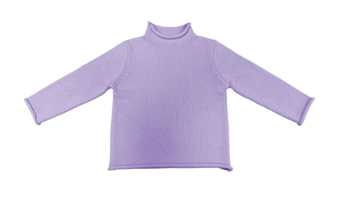 Jersey Rollneck Sweater Lavender (SUN DAMAGED)