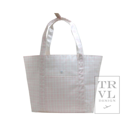 Jumbo XL Tote Pimlico Plaid Pink