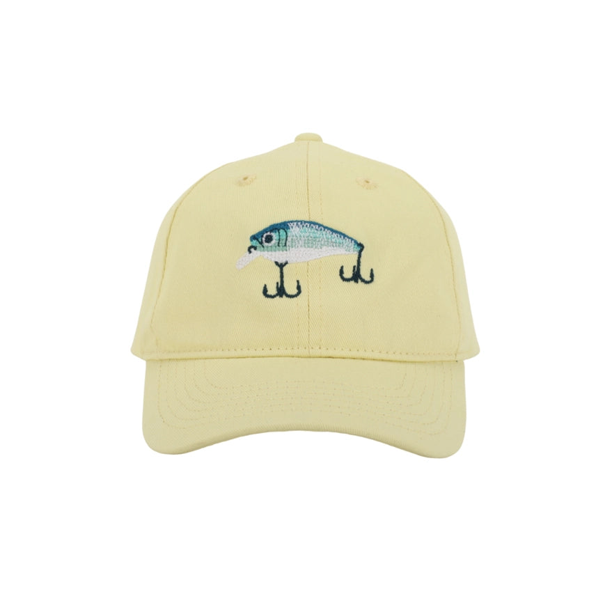 Lure Hat Yellow with Cognac Leather Strap