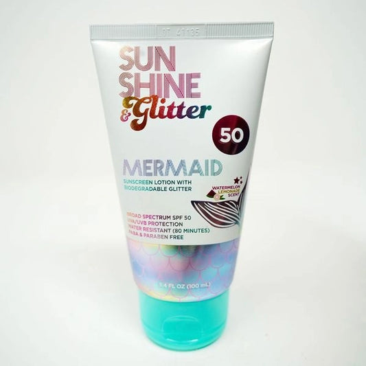 SPF 50 Lotion Mermaid Glitter