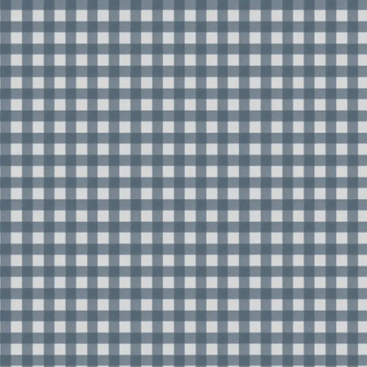 Toddler Pajama Set in Micro Gingham Navy