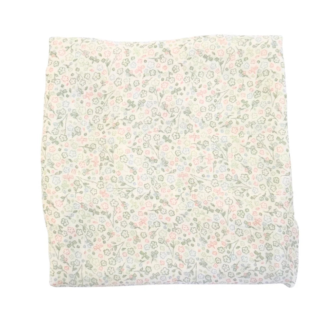 Bamboo Muslin Swaddle Blanket Bloom By The Pond | Bloom By The Pond