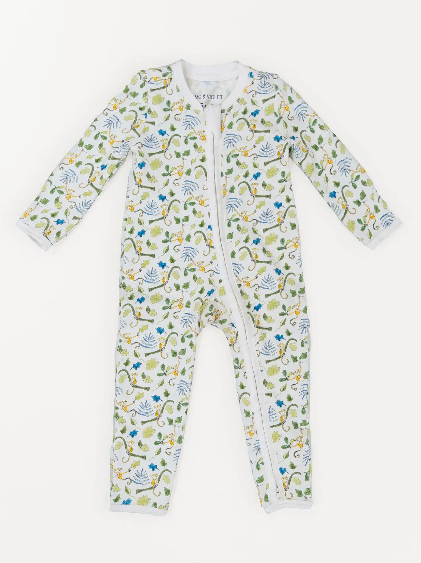 Madame Butterfly Zippered One-Piece
