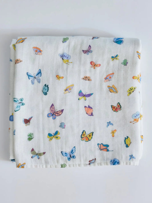 Madame Butterfly Shawl Blanket