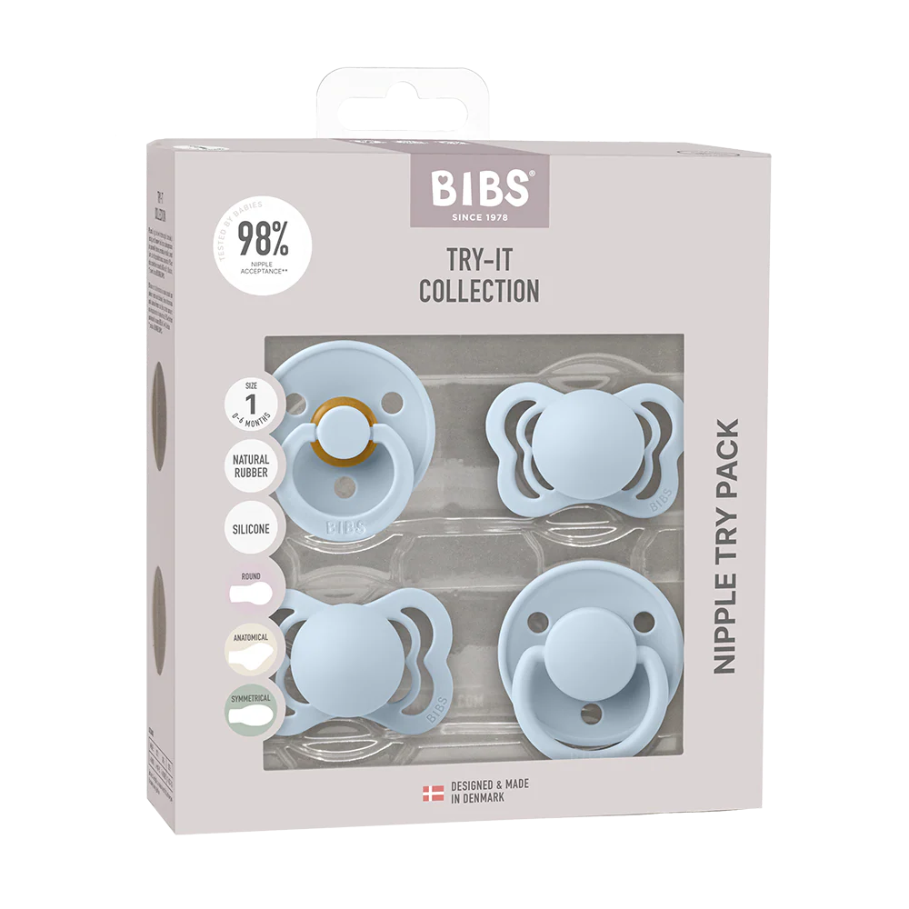Try-It Collection Baby Blue Silicone Size 1
