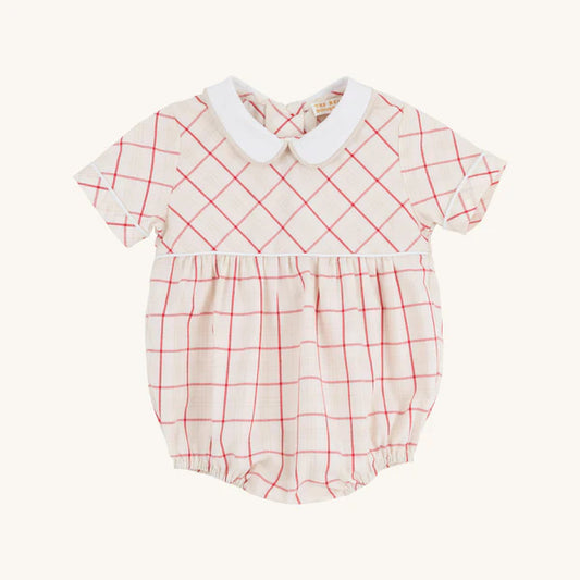 Bradford Bubble Oak Park Plaid/Worth Ave White