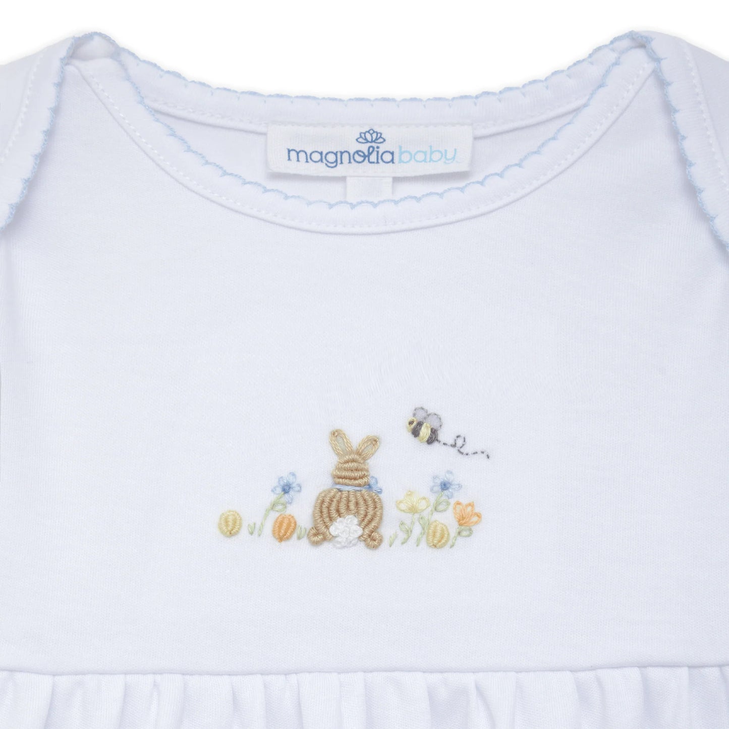 Bunny's Basket Gathered Gown Light Blue