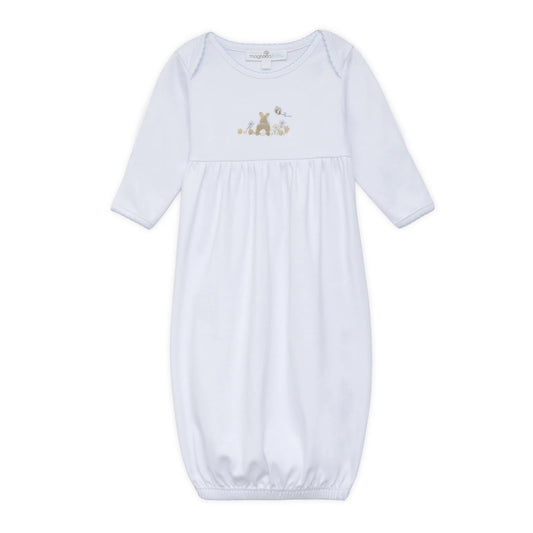 Bunny's Basket Gathered Gown Light Blue