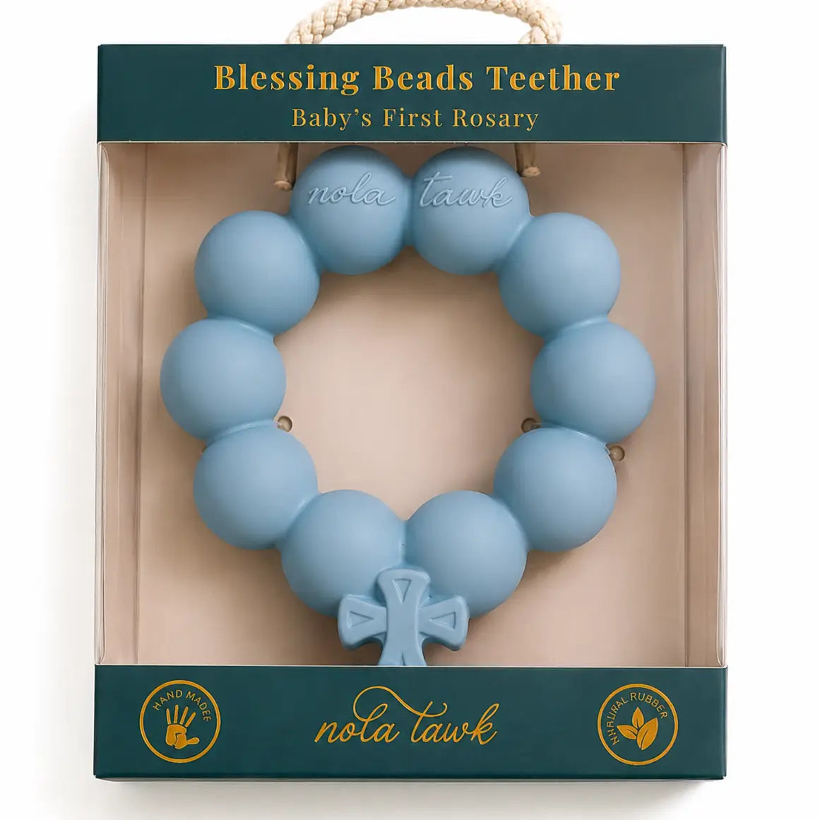 Blue Blessing Beads Teether