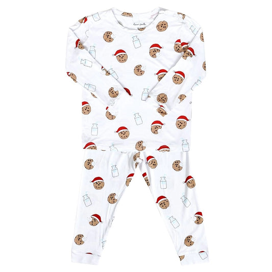 Santa's Cookies Long Sleeve Pajamas Two-Piece Set