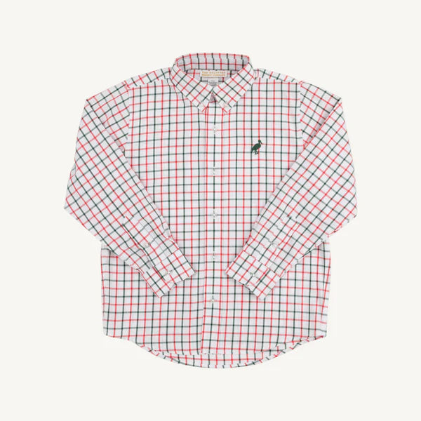 Dean's List Dress Shirt Old Town Tattersall/Grier Green