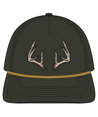 Youth Ensenada Rope Hat Wildlife Rack Dark Olive