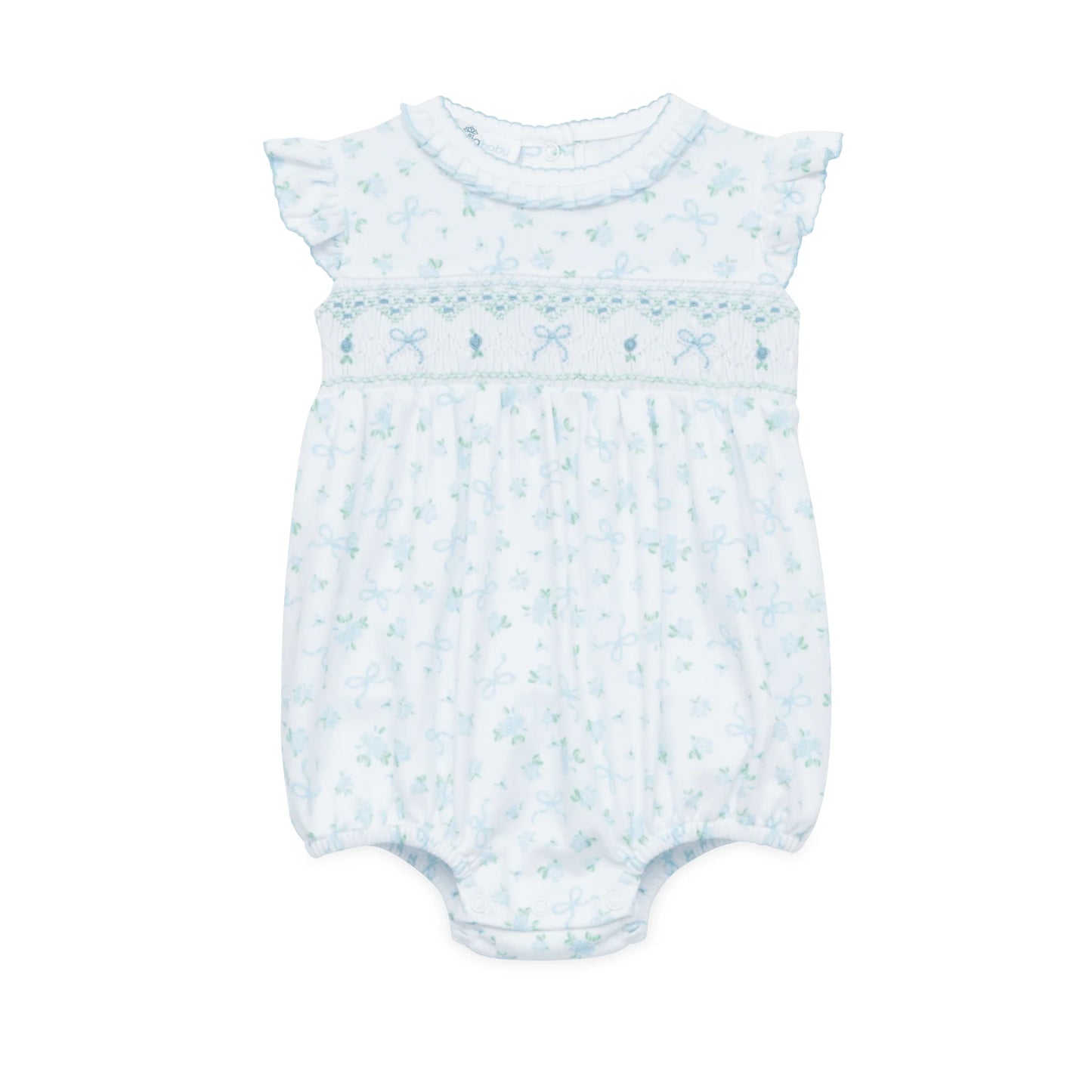 Eloise's Classics Smocked Bubble Sky Blue