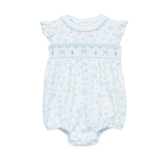 Eloise's Classics Smocked Bubble Sky Blue