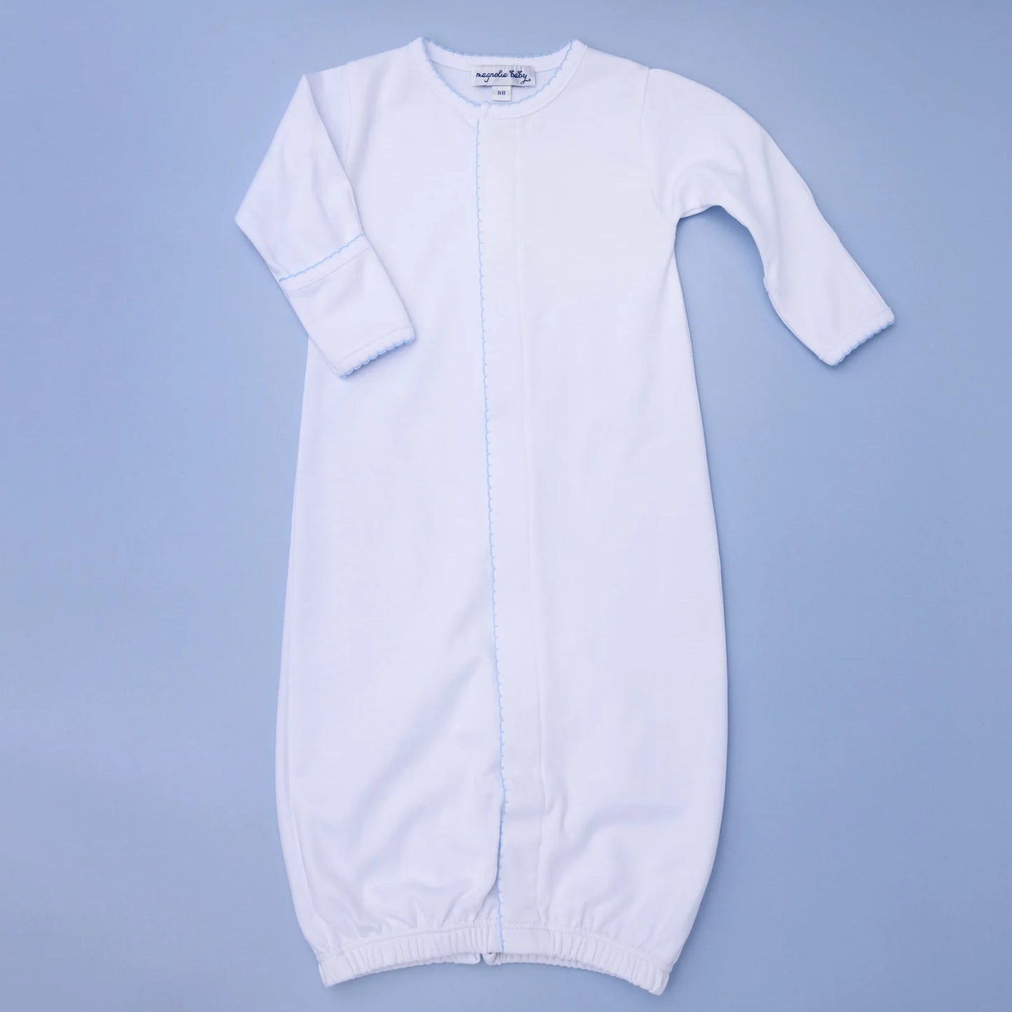 Solid Essentials Converter Gown White/Blue
