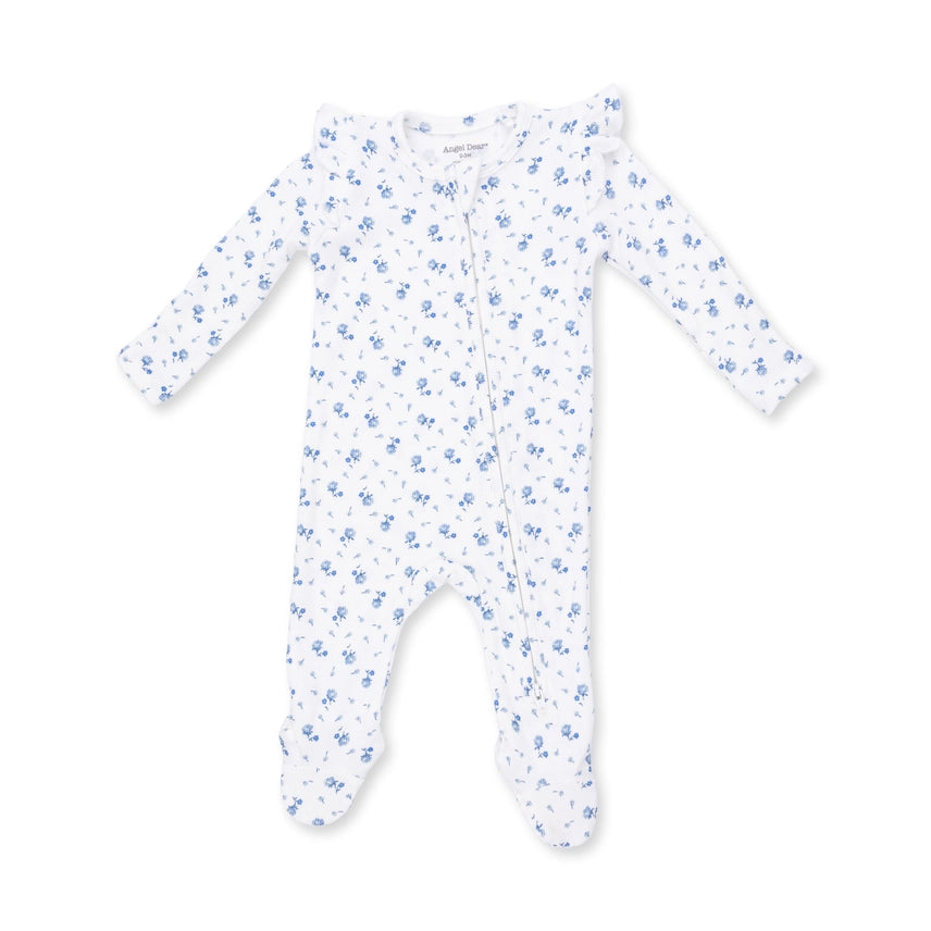 Joli Rosette 2 Way Ruffle Sleeve Zipper Footie