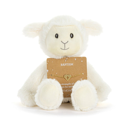 Baptism Lamb + Bracelet