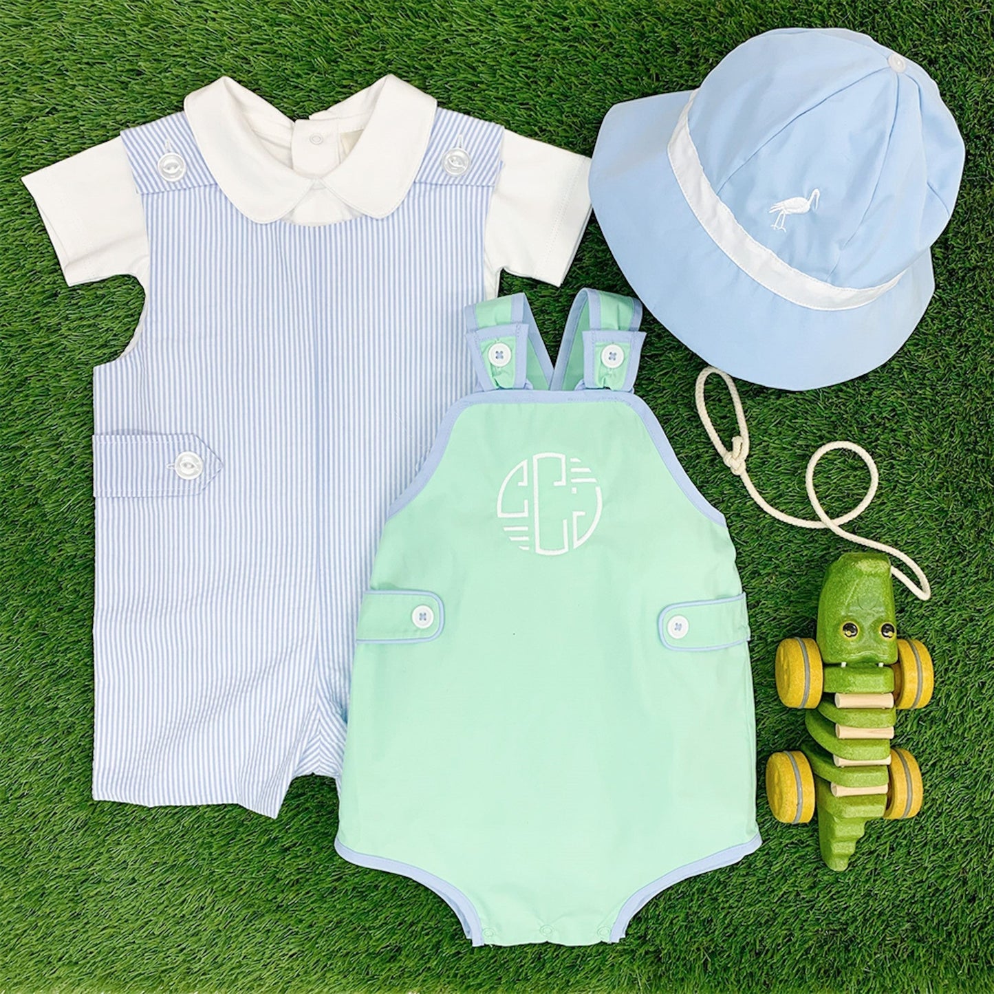 Peter Pan Shirt Short Sleeve Onesie Woven Worth Avenue White