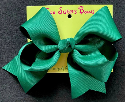Forest Green Single Ribbon Bow
