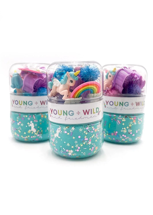Unicorn  Grab & Go Dough Jar