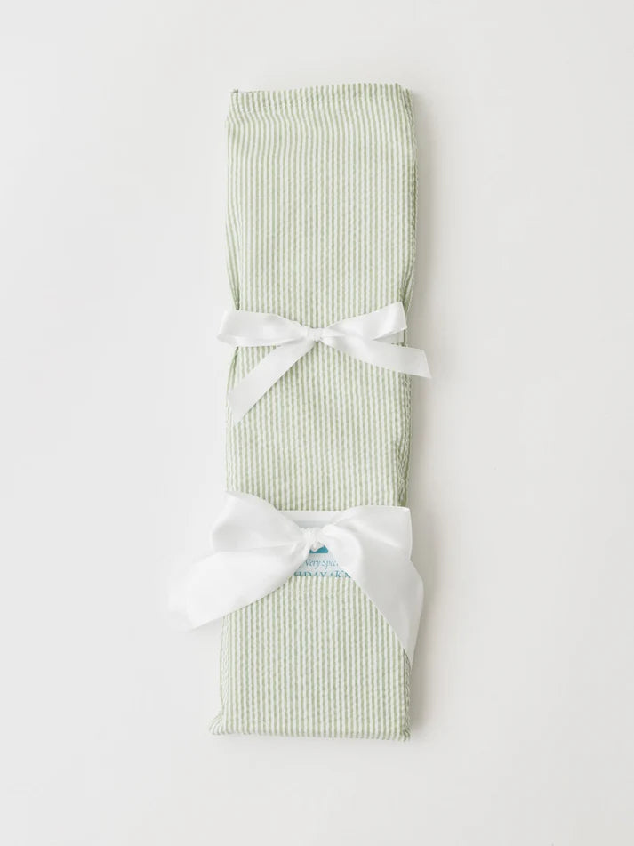 Green Seersucker Keepsake Knife