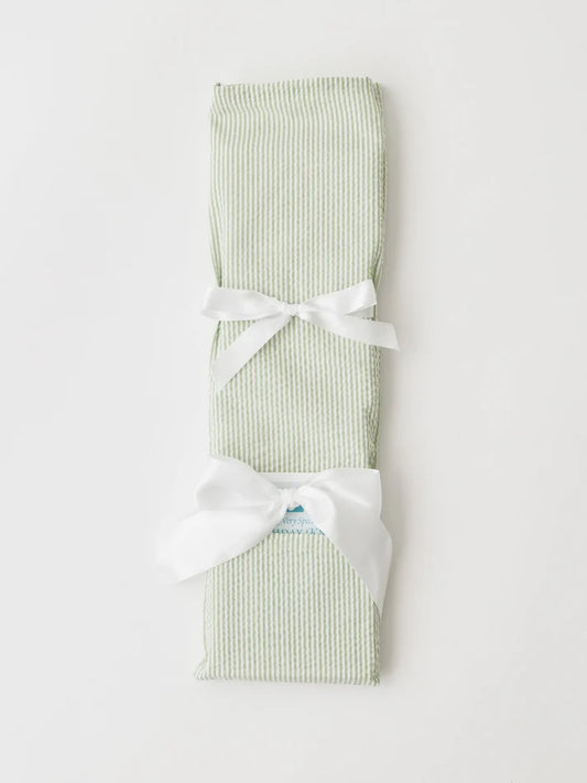 Green Seersucker Keepsake Knife