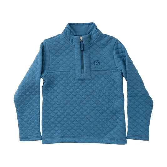 Quilted Zip Pullover