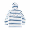 Pro Performance Hoodie T-Shirt Windsurfer Navy Peony Stripe