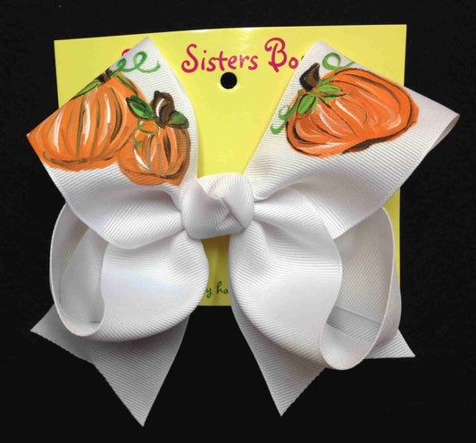 Just Pumpkins Hand Painted Bow