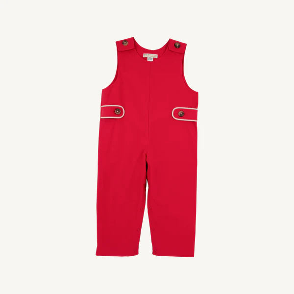 Lawson Longall  Broadcloth Richmond Red Osprey Oatmeal
