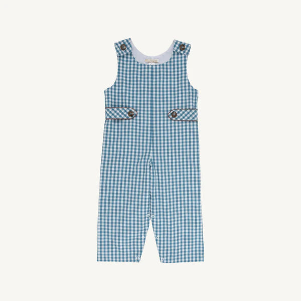 Lawson Longall Woven Yarn Barnsley Blue Gingham/Gray Bay Brown