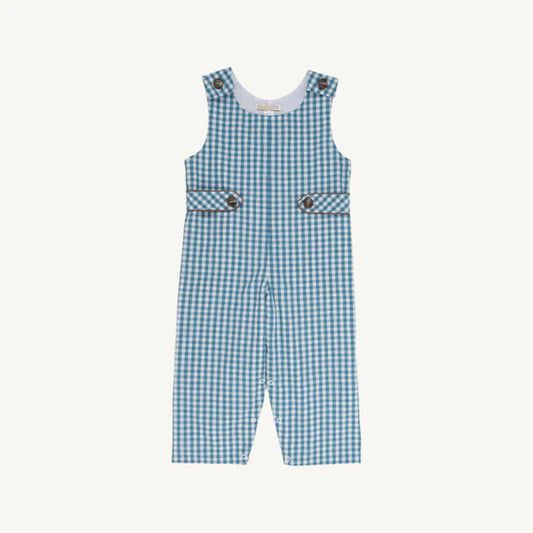 Lawson Longall Woven Yarn Barnsley Blue Gingham/Gray Bay Brown