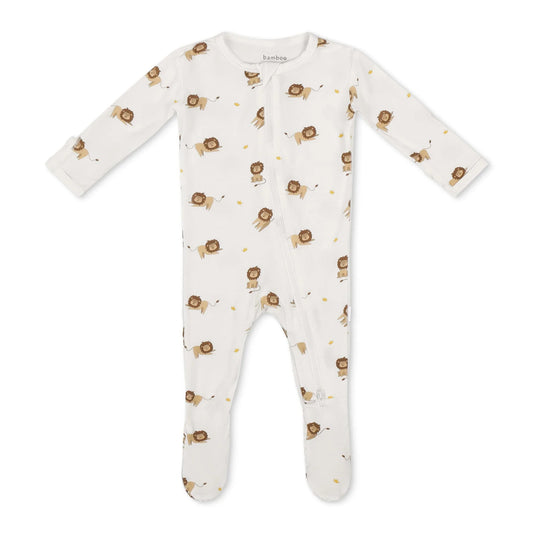 Lion Zippered Footie