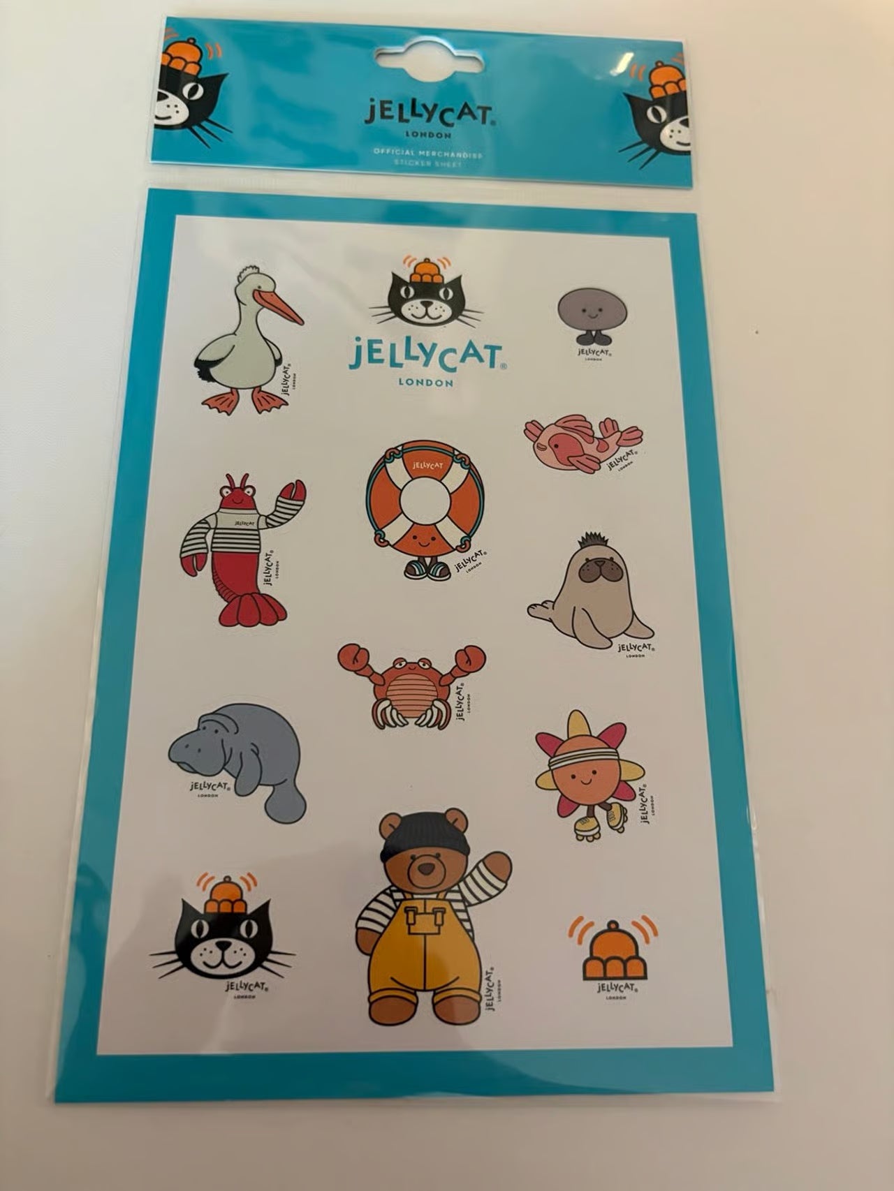 Jellycat High Summer Sticker Sheet