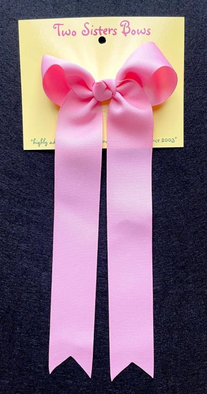 Pink Medium Long Tail Bow