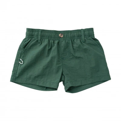 Boys Outrigger Short Smoke Pine Green