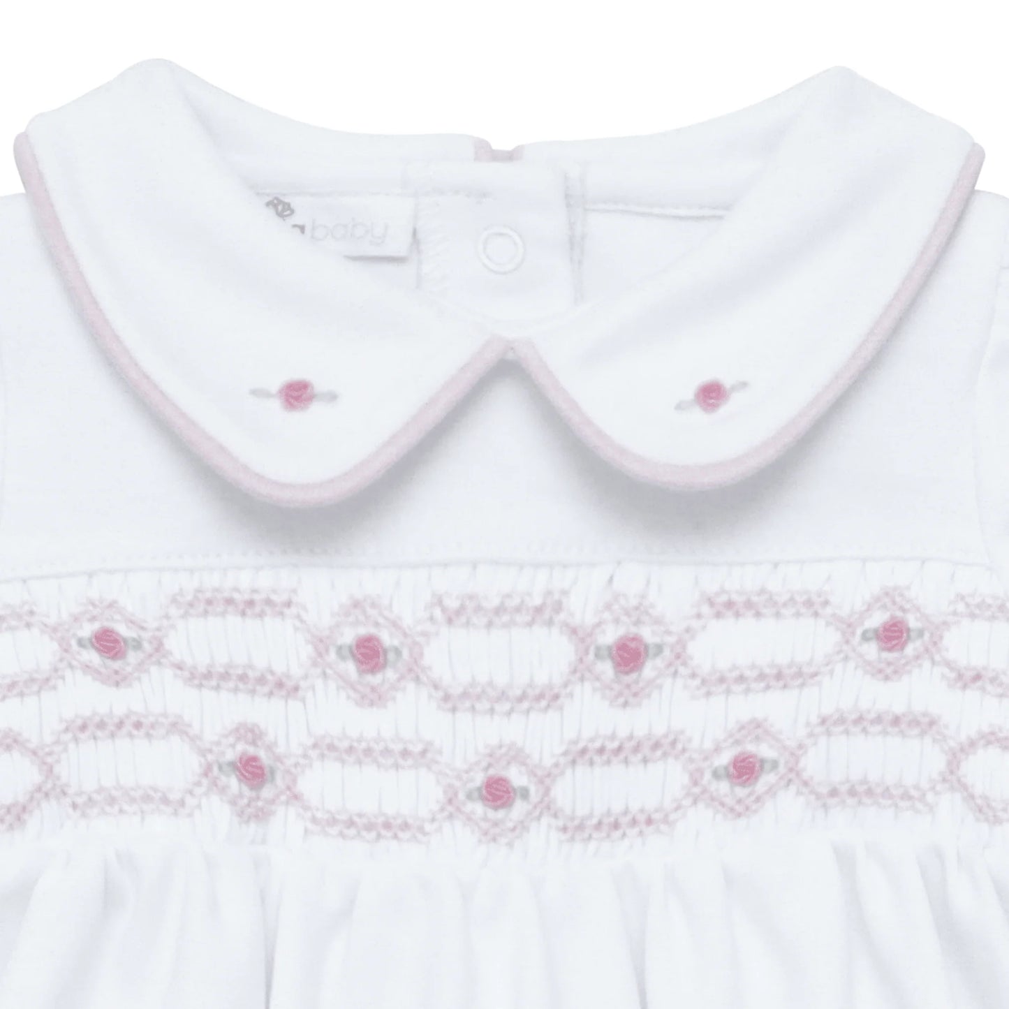 Poppy Smocked Bubble Pink