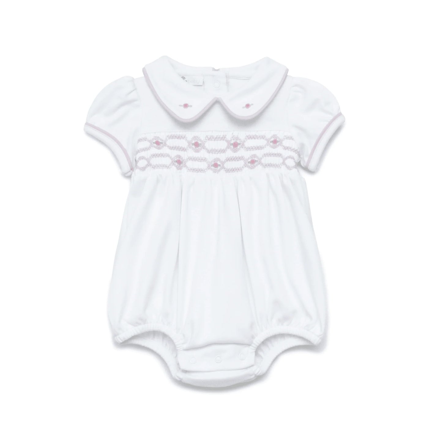 Poppy Smocked Bubble Pink