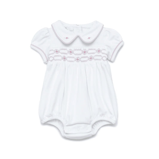 Poppy Smocked Bubble Pink