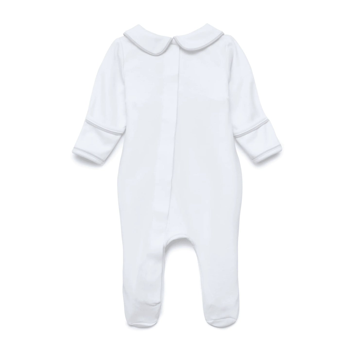 Poppy Smocked Footie Pink