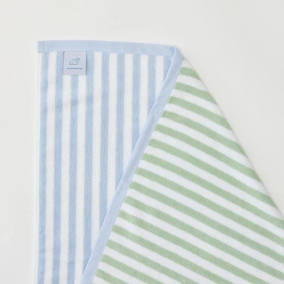 Kids' Beach Towel Seafoam & Blue