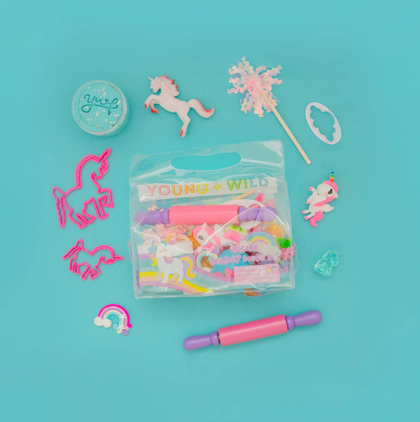 Unicorn Sensory Dough Bag